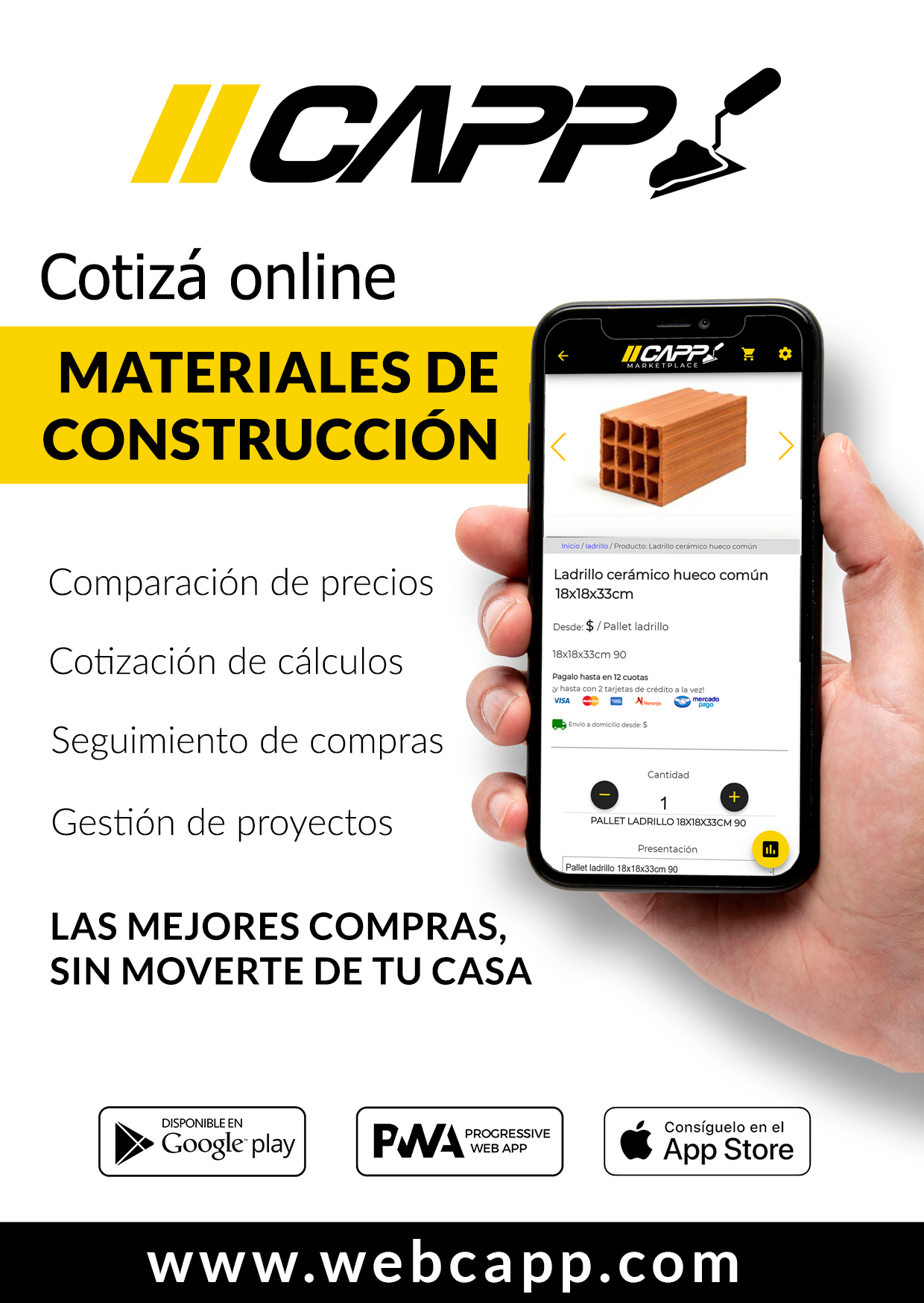 Cotizá materiales de construcción