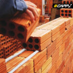 Nuevas mezclas y morteros, que agilizan la tarea de levantar una pared.